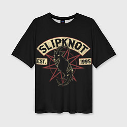 Футболка оверсайз женская Slipknot 1995, цвет: 3D-принт