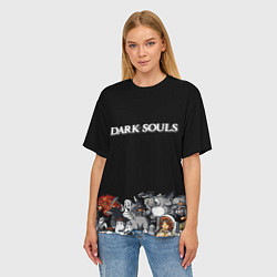 Футболка оверсайз женская 8bit Dark Souls, цвет: 3D-принт — фото 2