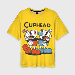 Футболка оверсайз женская CUPHEAD, цвет: 3D-принт