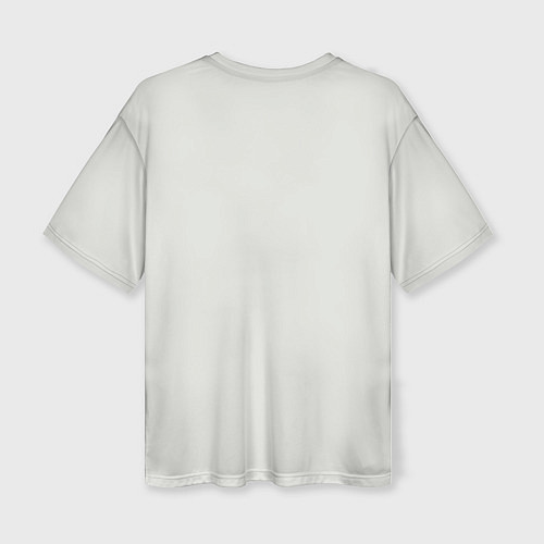 Женская футболка оверсайз Испуганный кот / 3D-принт – фото 2