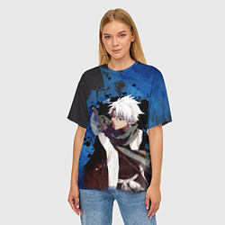 Футболка оверсайз женская Тосиро Хицугая Блич, цвет: 3D-принт — фото 2