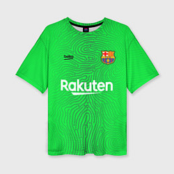 Женская футболка оверсайз FC Barcelona Goalkeeper 202122