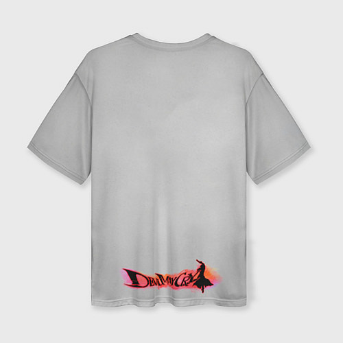 Женская футболка оверсайз Арт Неро / 3D-принт – фото 2