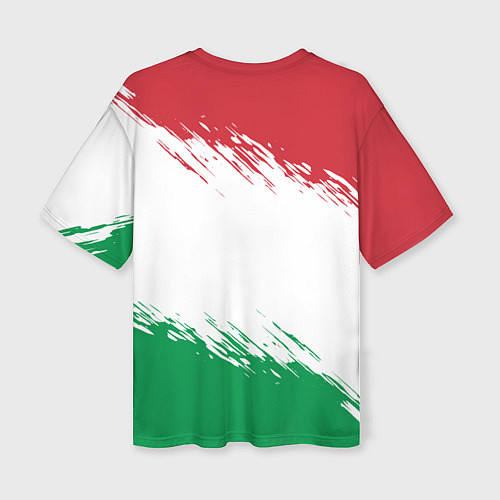 Женская футболка оверсайз MADE IN ITALY / 3D-принт – фото 2