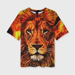 Женская футболка оверсайз LION