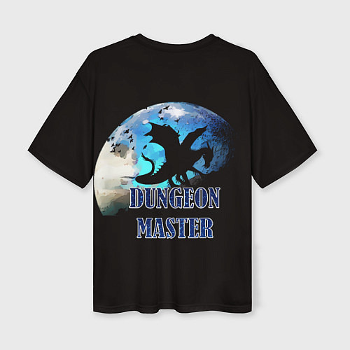 Женская футболка оверсайз Dungeon Master / 3D-принт – фото 2