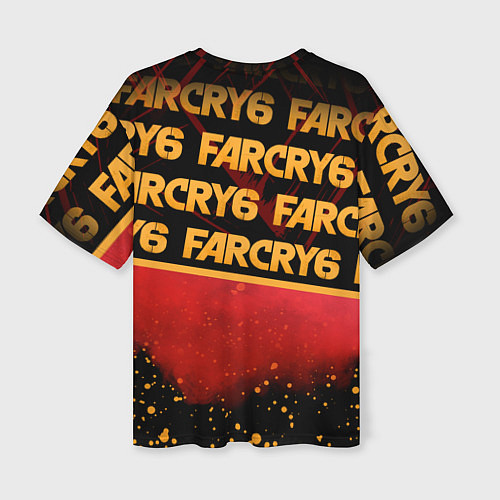 Женская футболка оверсайз Far Cry 6 / 3D-принт – фото 2