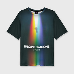 Женская футболка оверсайз Imagine Dragons: Evolve
