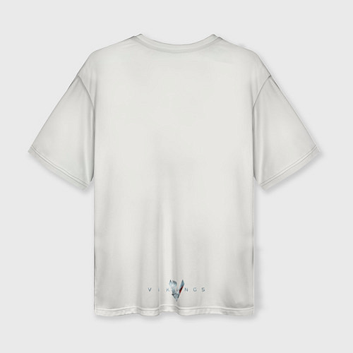 Женская футболка оверсайз Ragnarr Saint / 3D-принт – фото 2