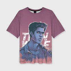 Женская футболка оверсайз Teen Wolf Scott McCall