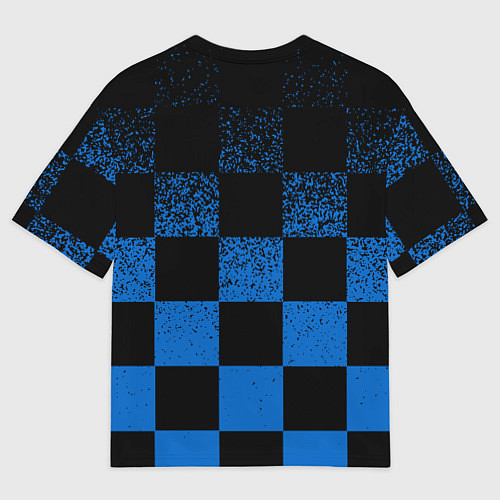 Женская футболка оверсайз FC ATALANTA ФК АТАЛАНТА / 3D-принт – фото 2