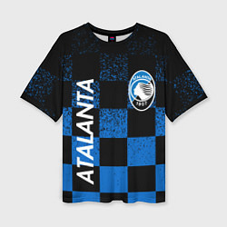 Женская футболка оверсайз FC ATALANTA ФК АТАЛАНТА