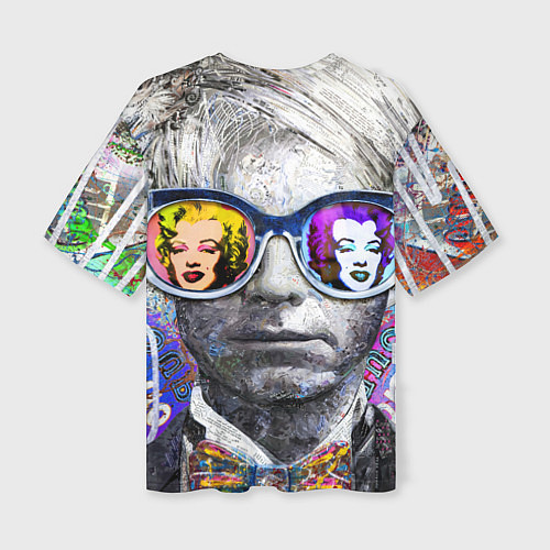 Женская футболка оверсайз Andy Warhol Энди Уорхол / 3D-принт – фото 2