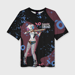 Женская футболка оверсайз Art Harley Quinn SS 2016