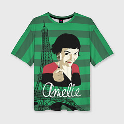 Футболка оверсайз женская Amelie, цвет: 3D-принт