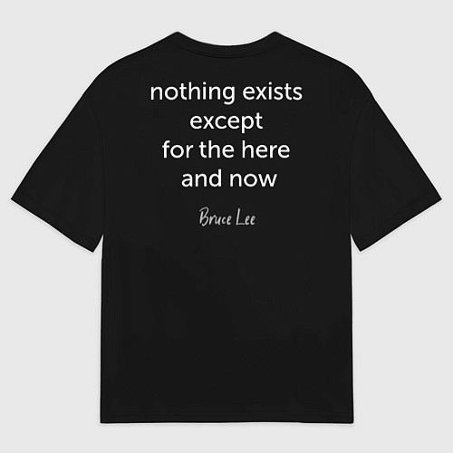 Женская футболка оверсайз Bruce / 3D-принт – фото 2