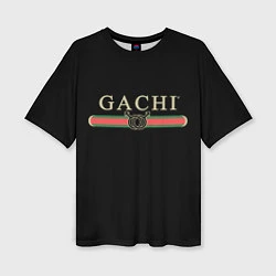 Женская футболка оверсайз GACHI B 3D