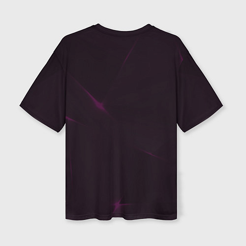 Женская футболка оверсайз Zero Two в наушниках / 3D-принт – фото 2