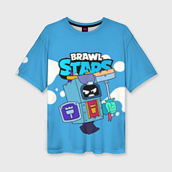 Футболка оверсайз женская Ash Brawl Stars Эш, цвет: 3D-принт