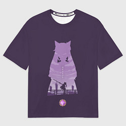 Футболка оверсайз женская КЭ ЦИН KEQING, цвет: 3D-принт