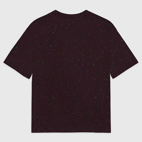 Женская футболка оверсайз Gachimuchi GYM / 3D-принт – фото 2