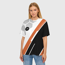 Футболка оверсайз женская CS:GO Asiimov Edition, цвет: 3D-принт — фото 2