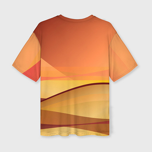 Женская футболка оверсайз Пустыня Арракис Дюна / 3D-принт – фото 2