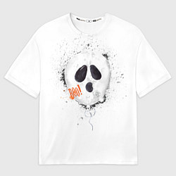 Женская футболка оверсайз Шарик-пугайка