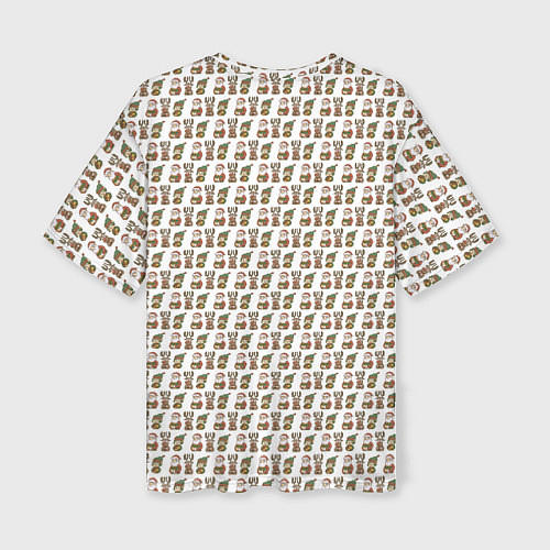 Женская футболка оверсайз Подарки хотят все и каждый / 3D-принт – фото 2