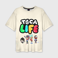 Футболка оверсайз женская Toca Life: Persons, цвет: 3D-принт