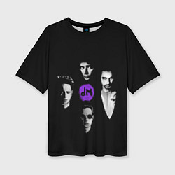 Женская футболка оверсайз Depeche mode band
