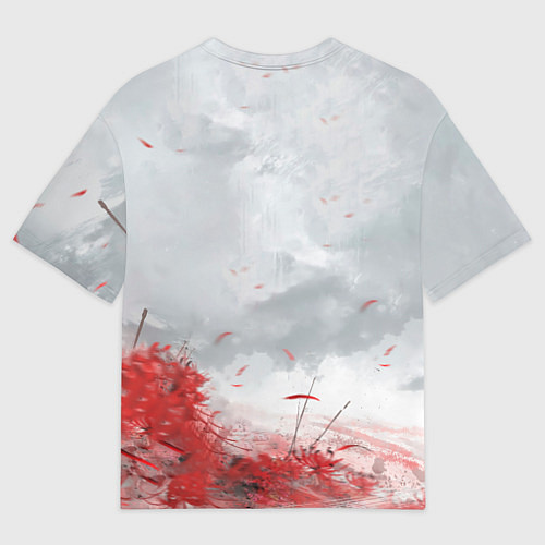 Женская футболка оверсайз Naraka BP / 3D-принт – фото 2