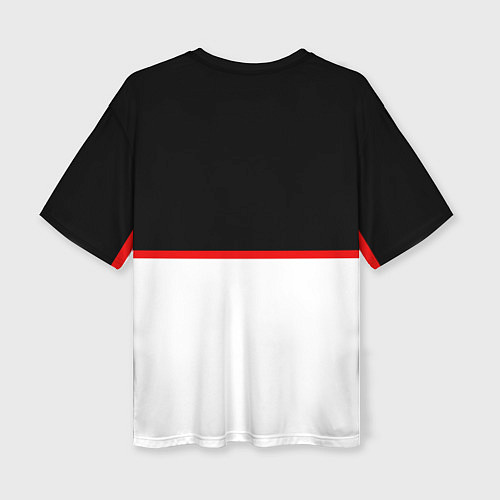 Женская футболка оверсайз Mitsubushi Два цвета / 3D-принт – фото 2