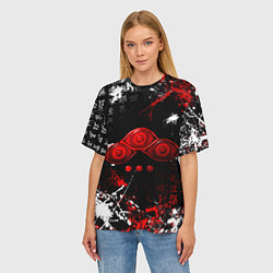 Футболка оверсайз женская Король Захард Башня Бога Знак, цвет: 3D-принт — фото 2