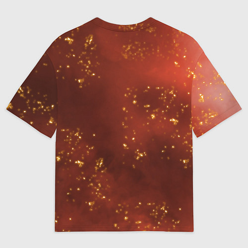 Женская футболка оверсайз СИНЬ ЯНЬ XINYAN ПИРО / 3D-принт – фото 2