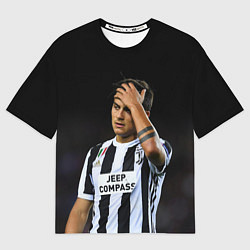 Футболка оверсайз женская Пауло Дибала, Dybala, цвет: 3D-принт