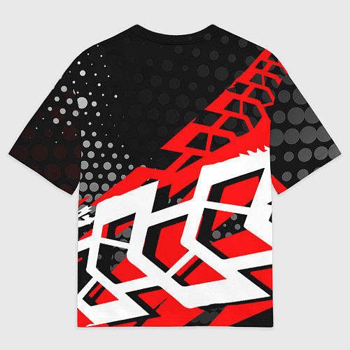 Женская футболка оверсайз Isuzu Исудзу / 3D-принт – фото 2