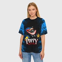 Футболка оверсайз женская Poppy Playtime, цвет: 3D-принт — фото 2