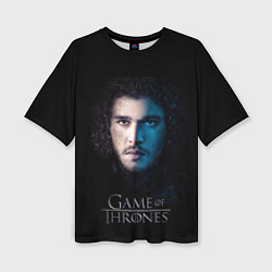 Женская футболка оверсайз Jon Game of Thrones