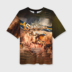 Женская футболка оверсайз Swedish Empire Live - Sabaton