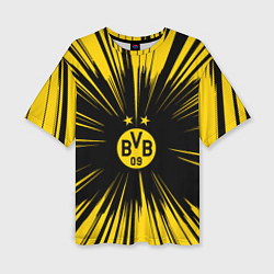 Женская футболка оверсайз Borussia Dortmund Crush Theme