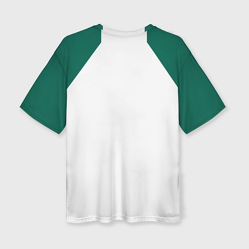 Женская футболка оверсайз Как в Игре в Кальмара Футболка игрока 101 Жан Док- / 3D-принт – фото 2