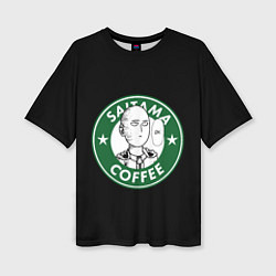 Футболка оверсайз женская ONE-PUNCH MAN OK COFFEE, цвет: 3D-принт