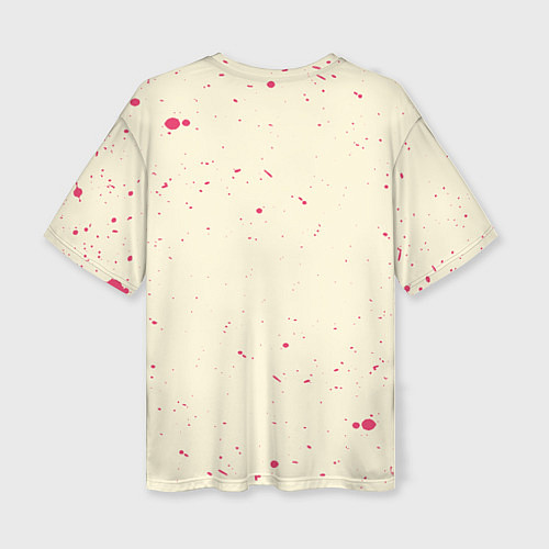 Женская футболка оверсайз ЛИГА ЛЕГЕНД JINX ARCANE / 3D-принт – фото 2