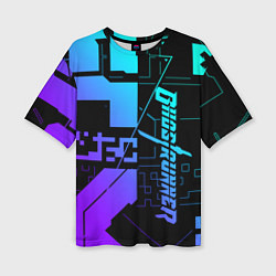 Женская футболка оверсайз Ghostrunner Neon