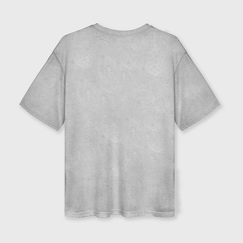 Женская футболка оверсайз Оленесова / 3D-принт – фото 2