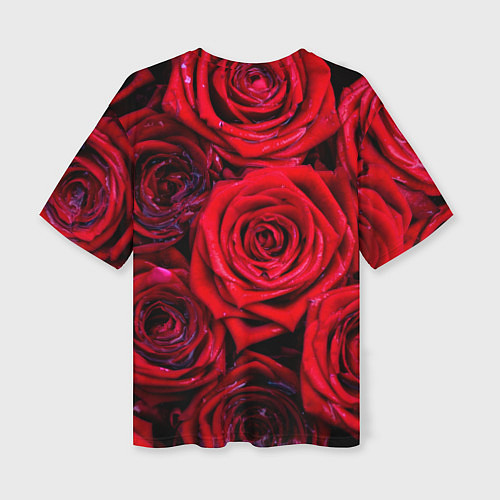 Женская футболка оверсайз Вечернее вдохновение Любви / 3D-принт – фото 2