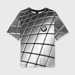 Футболка оверсайз женская BMW pattern 2022, цвет: 3D-принт