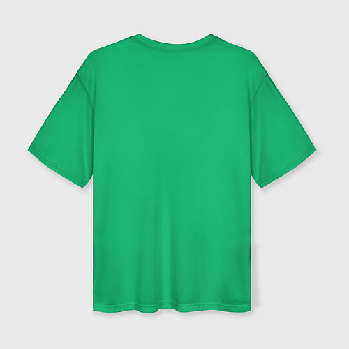 Женская футболка оверсайз Побег от криперов / 3D-принт – фото 2