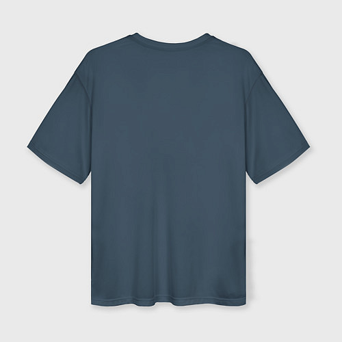 Женская футболка оверсайз Мегалодон в Океане / 3D-принт – фото 2